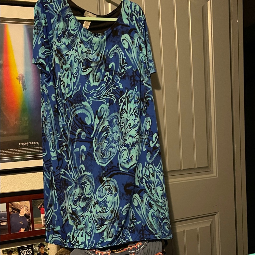 Catherines Black and Mint Dress